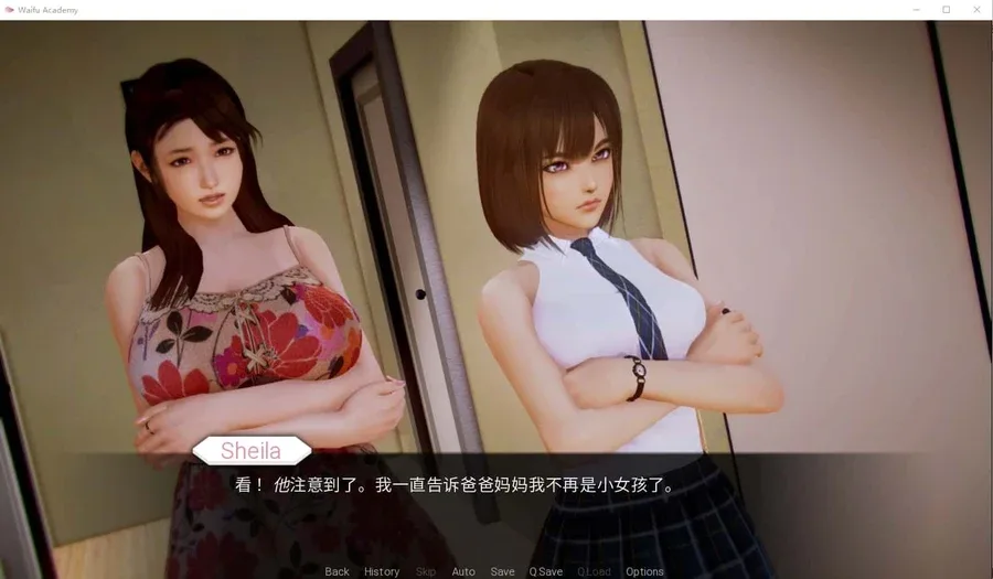 二次元老婆学院_Waifu Academy 操作界面 展示图